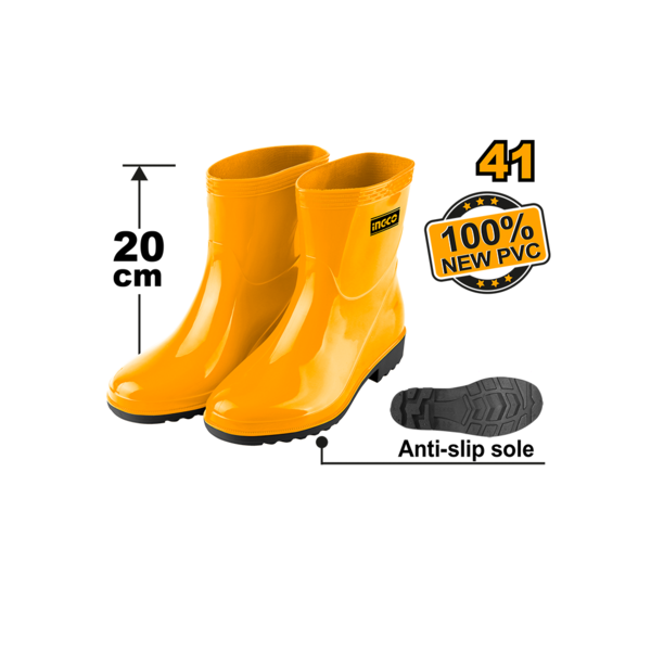 INGCO RAIN BOOTS   41 SSH102L.41