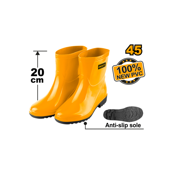 INGCO RAIN BOOTS   45 SSH102L.45
