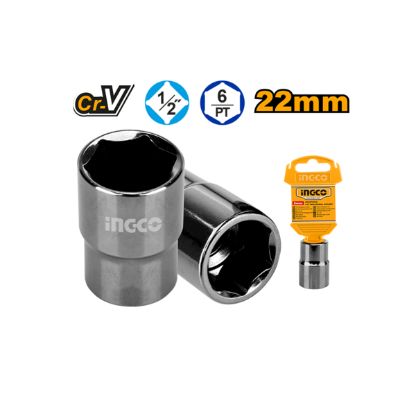 INGCO HEXAGONAL SOCKET 1\2 DEEP