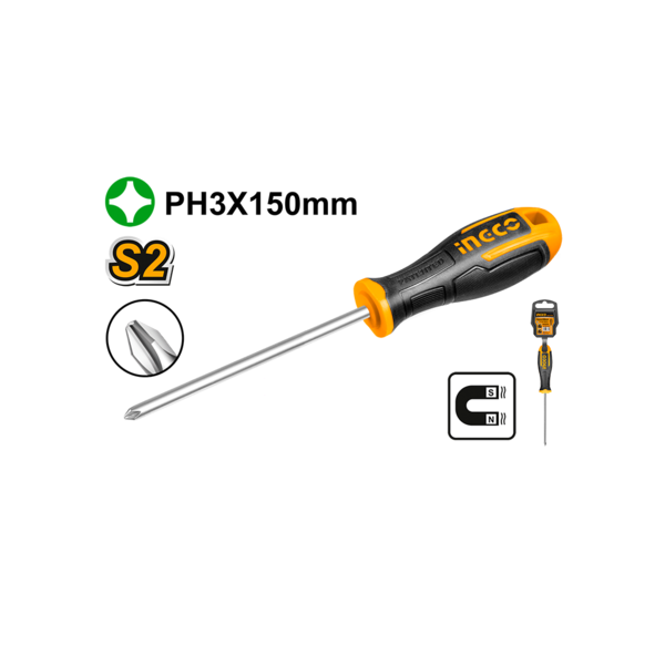 INGCO SCREWDRIVERS PHILLIPS