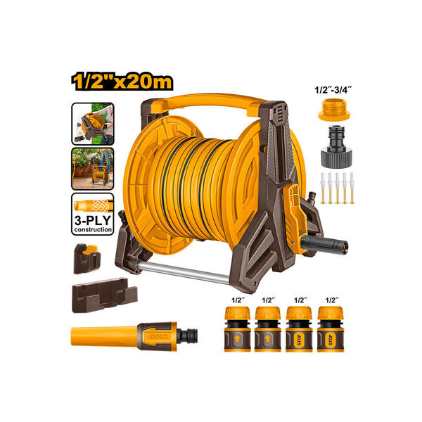 INGCO HOSE REEL SET