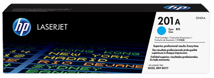 HP 201A Cyan Original LaserJet Toner Cartridge