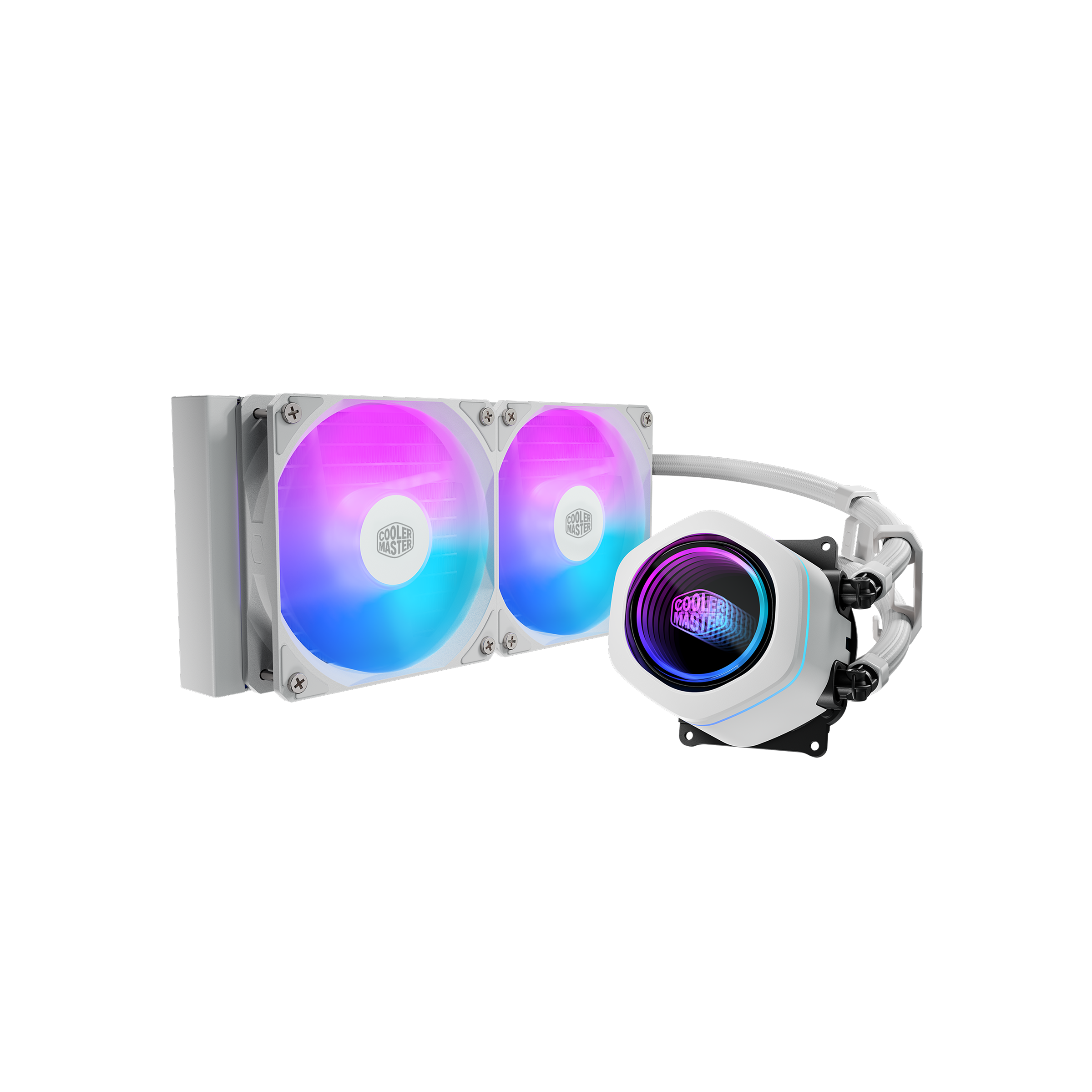 Cooling System Cooler Master MASTERLIQUID CORE NEX DIGITAL 240 WHITE ARGB (MLX-D24M-A 18PW-RD) CS-CM-MLX-D24M-A18PW-RD