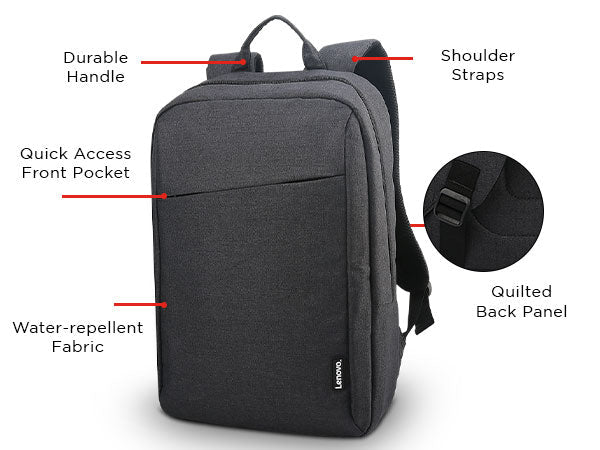 LENOVO 15.6” LAPTOP CASUAL BACKPACK B210 BLACK