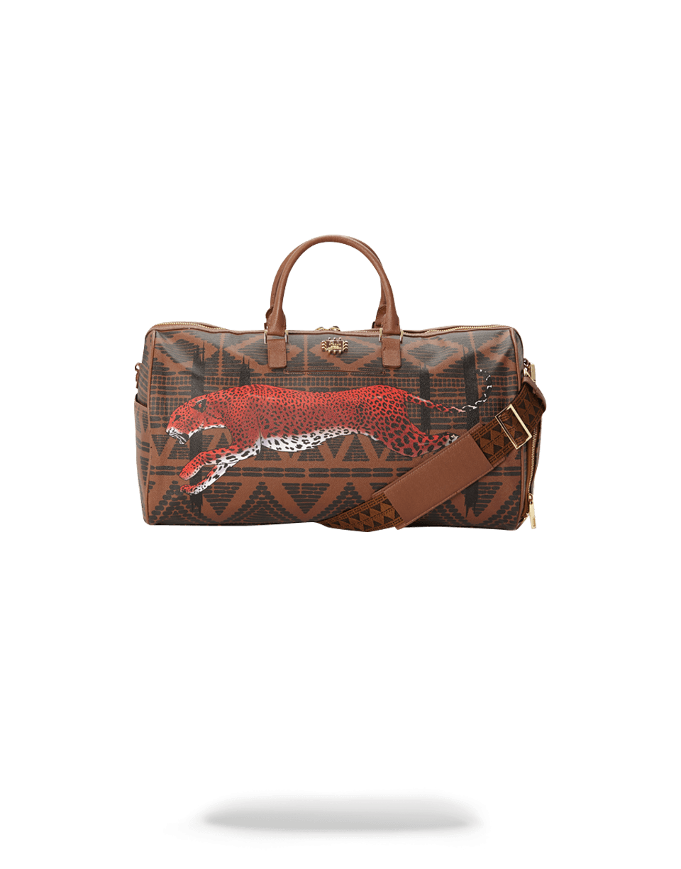 LEOPARDS IN PARIS DUFFLE
