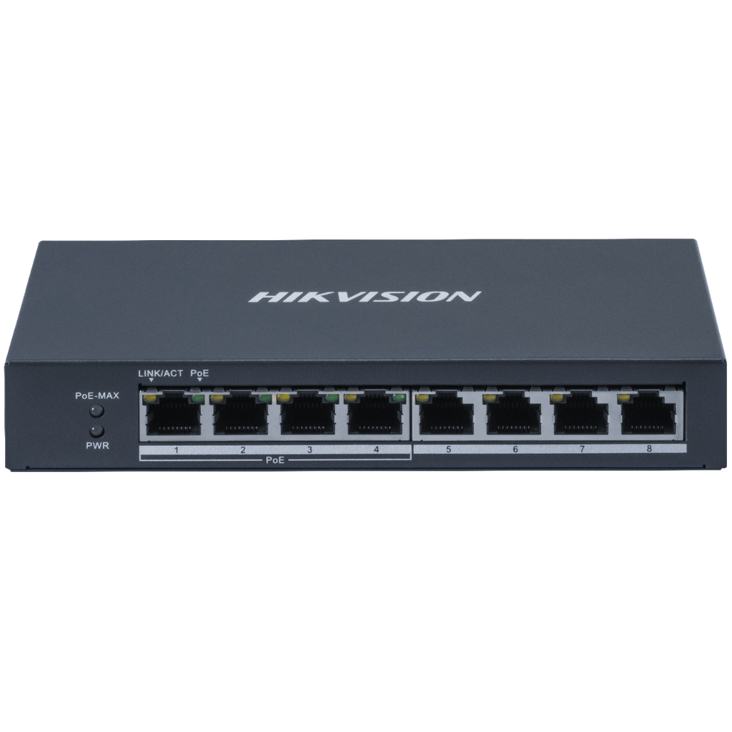 Hikvision 8 Port Gigabyte RJ45 Steel Case DS-3E0508-0 DS-3E0508-0