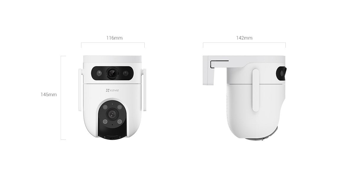 EZVIZ Dual-Lens Pan & Tilt Wi-Fi Camera 2K 3MP