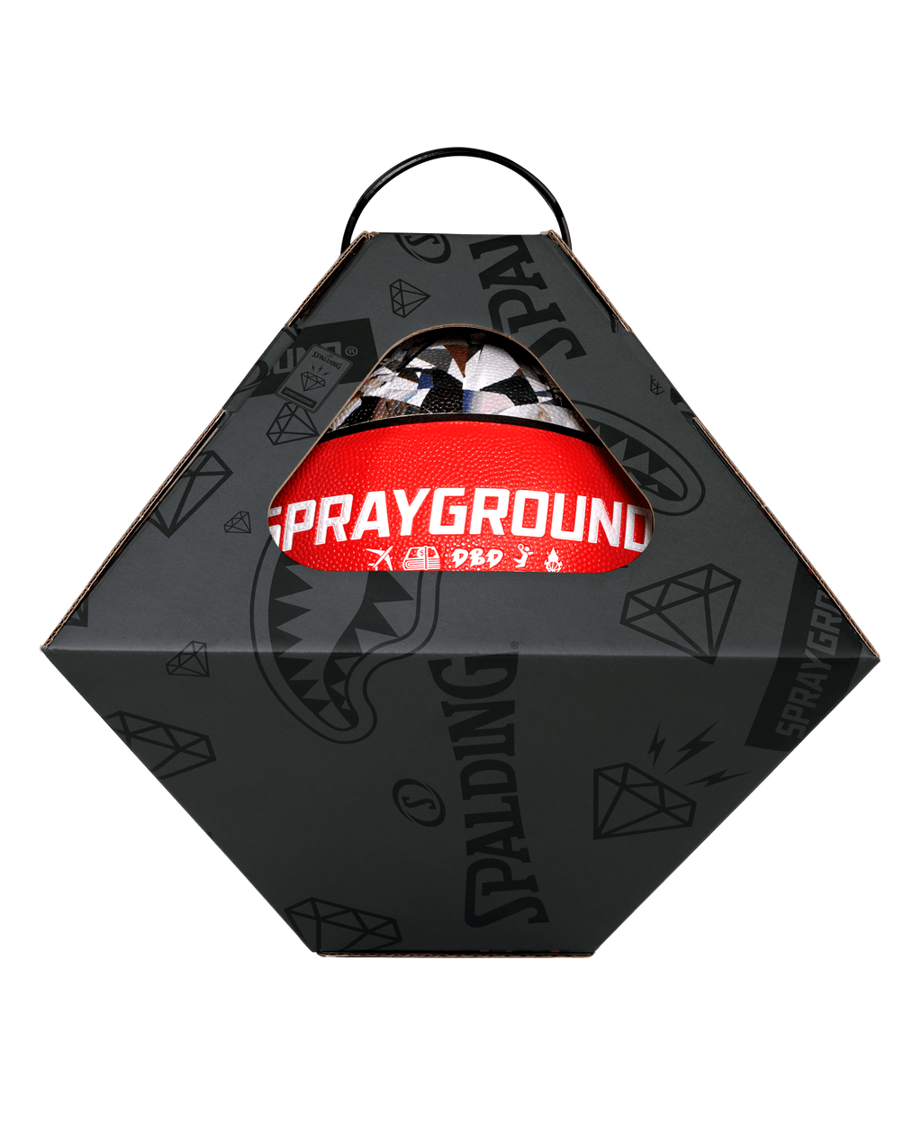 SPALDING X SPRAYGROUND DIAMOND BASKETBALL