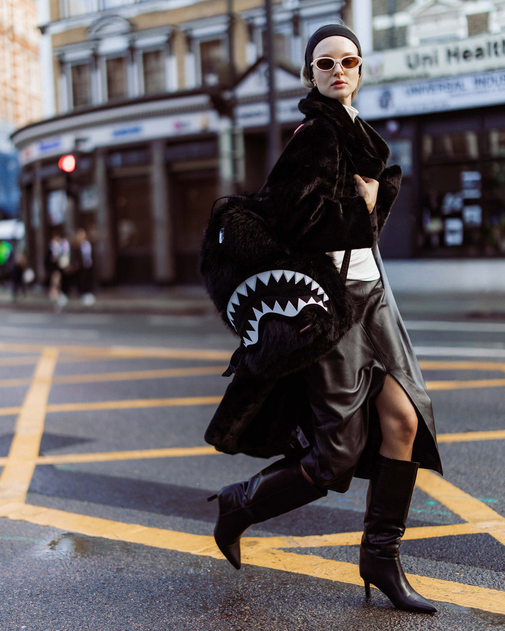 FURZILLA SHARK (NIGHT) BACKPACK