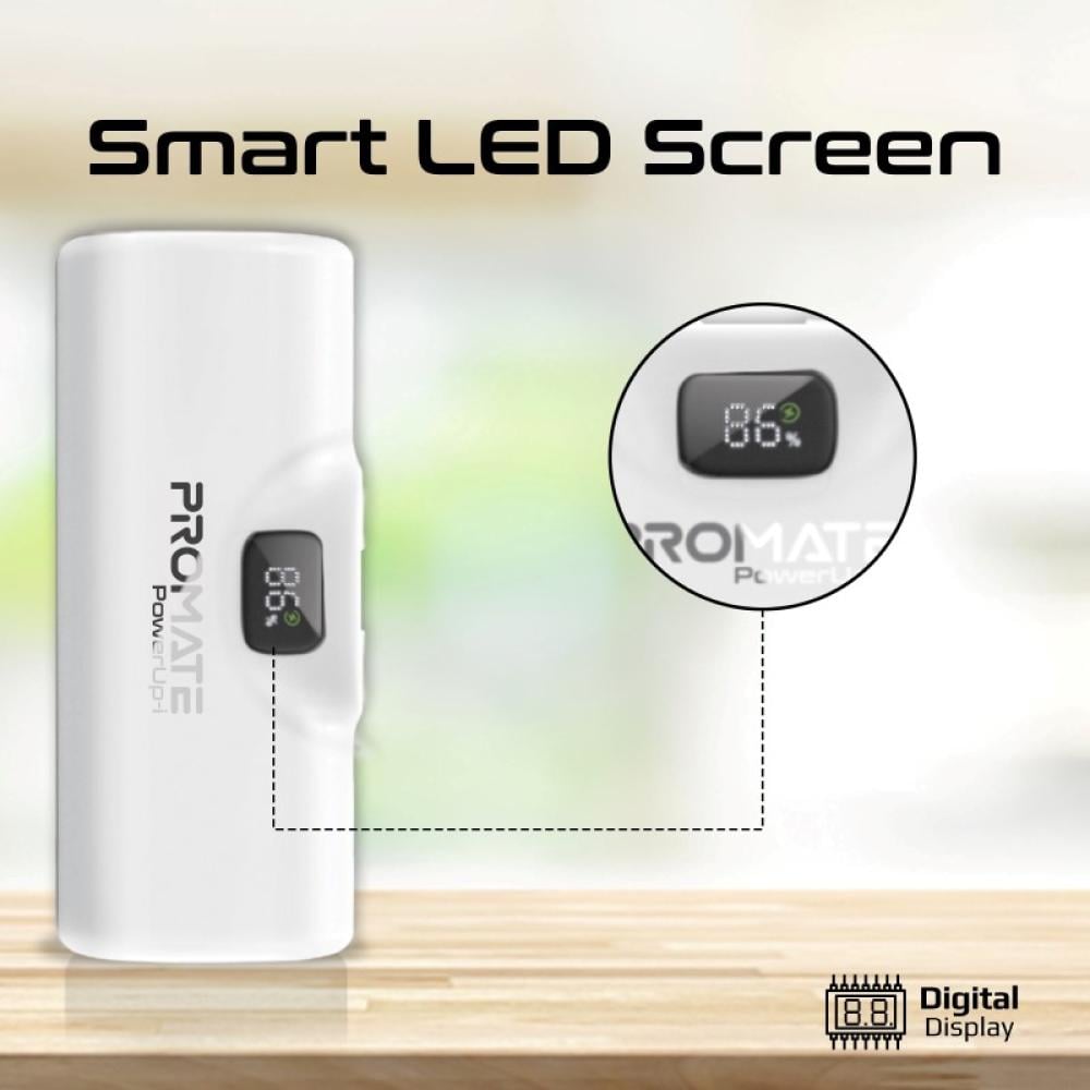 Promate Mobile Charger POWERUP-I.WHITE PRO-CH-POWERUP-I.WHITE