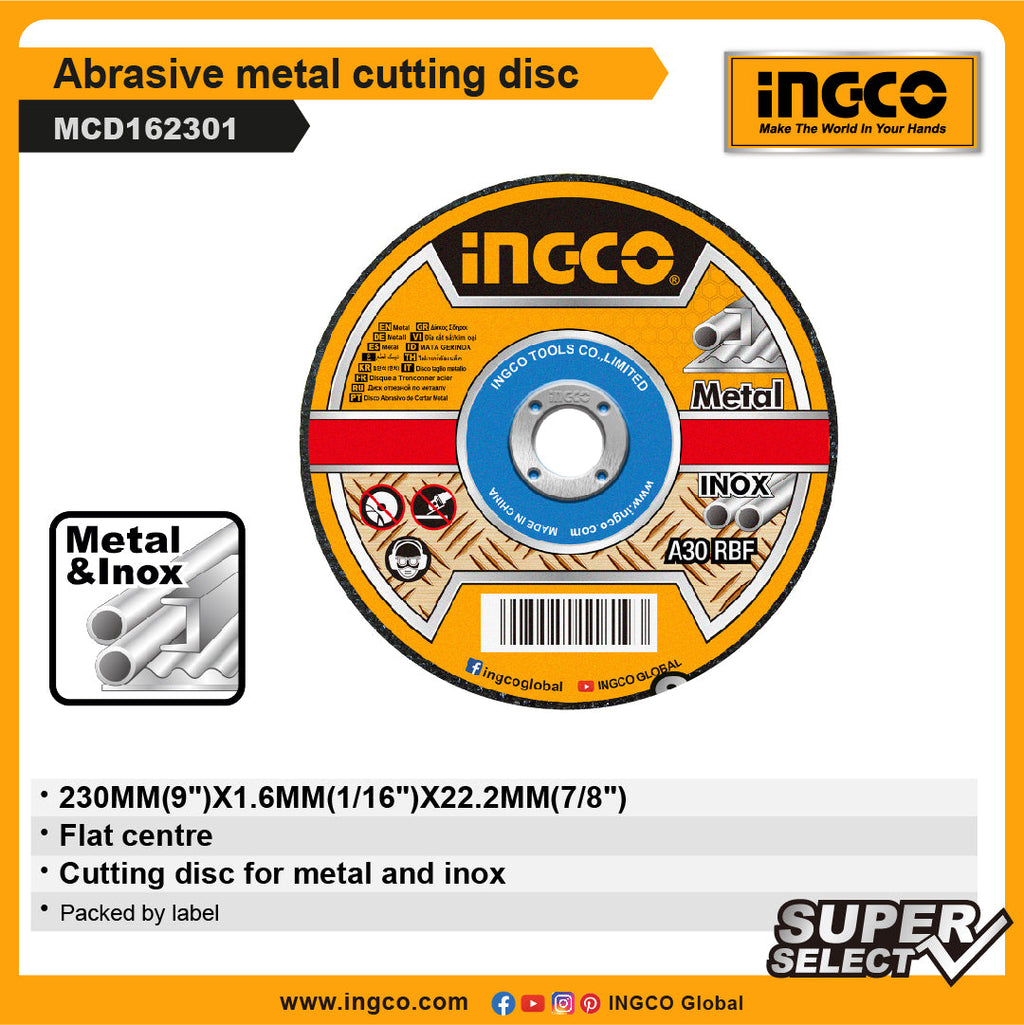 INGCO CUTTING DISC ABRASIVE METAL
