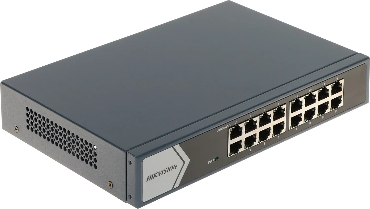 Hikvision 16 Port Gigabyte RJ45 Steel Case DS-3E0516-E DS-3E0516-E