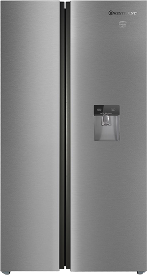 WESTPOINT REFRIGERATOR SIDE BY SIDE 503L SILVER