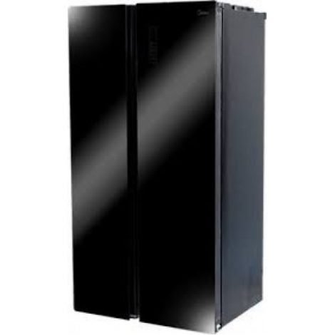 MIDEA SBS REFRIGERATOR 510L FRONT BLACK GLASS FINISH (HC-689WEN) MDRS710FGF22