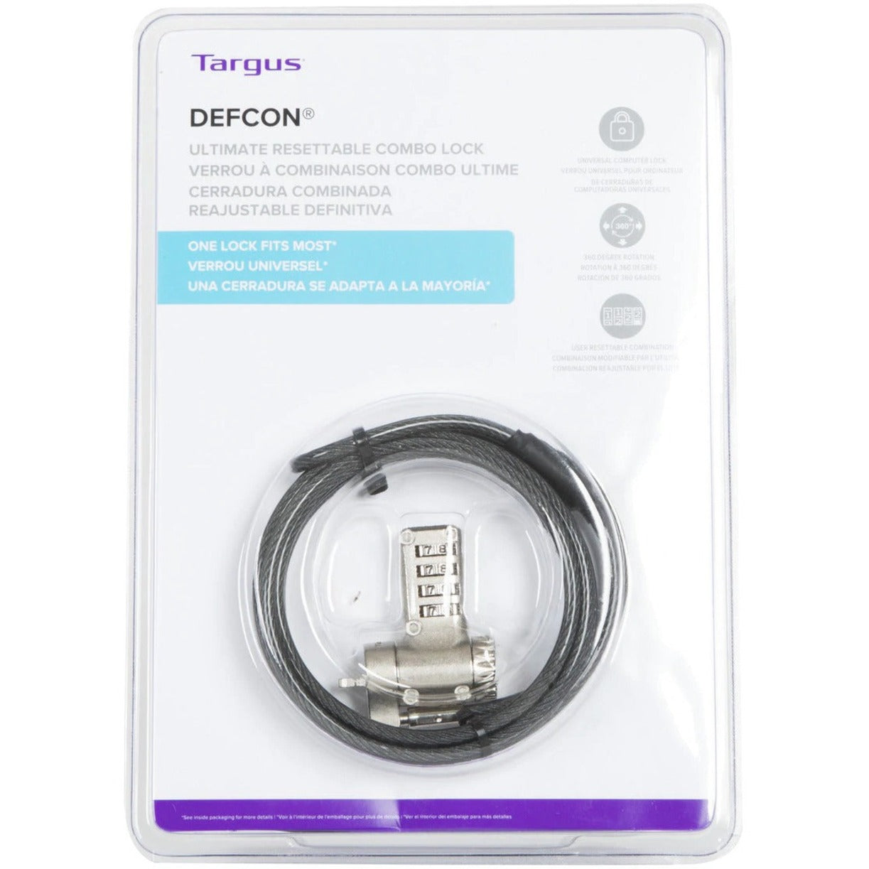 Targus® Ultimate Resettable Combo