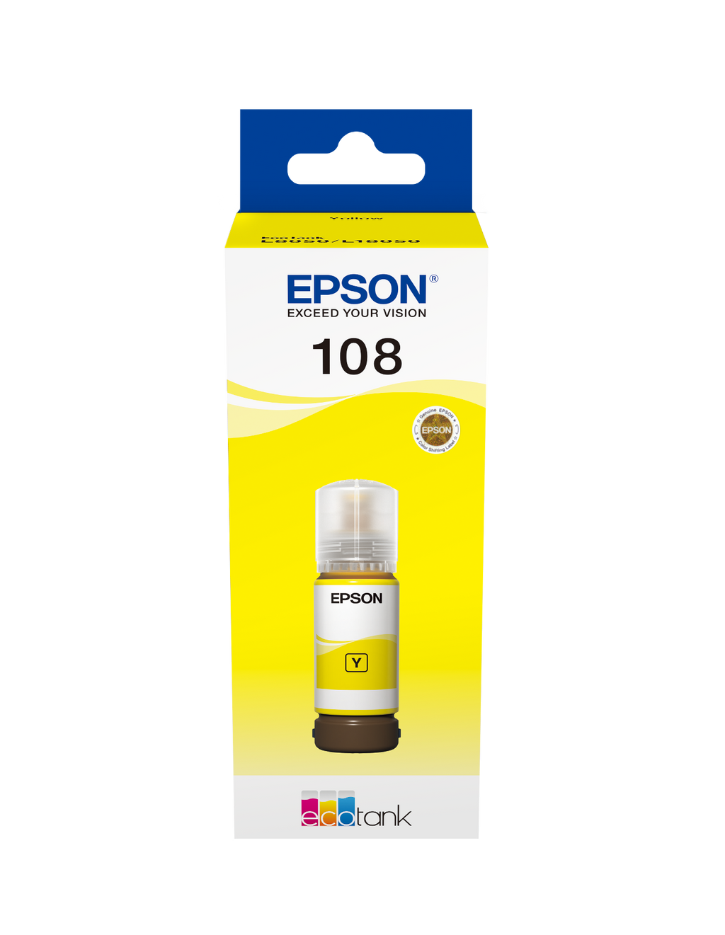 EPSON 108 YELLOW INK BOTTLE
