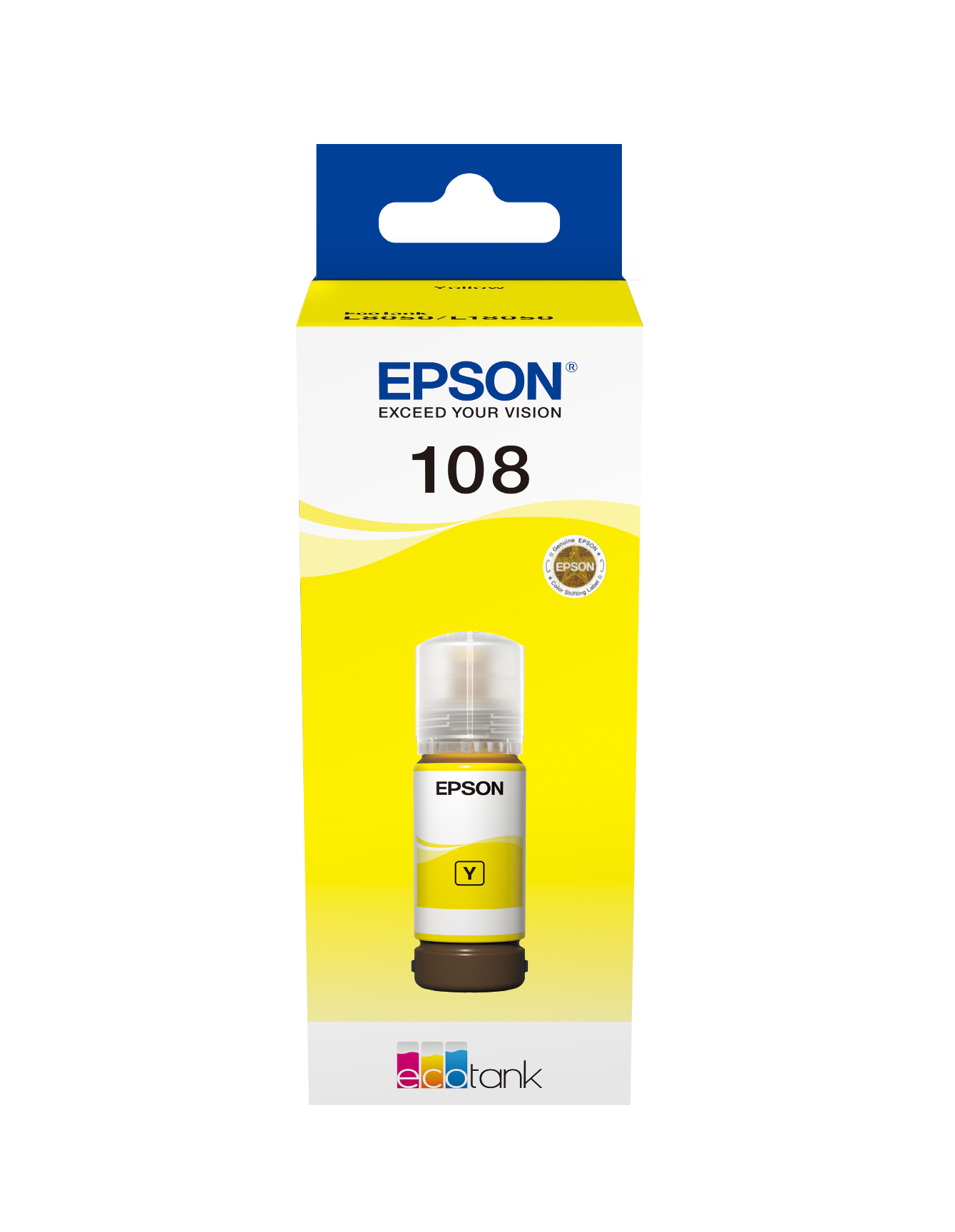 EPSON 108 YELLOW INK BOTTLE
