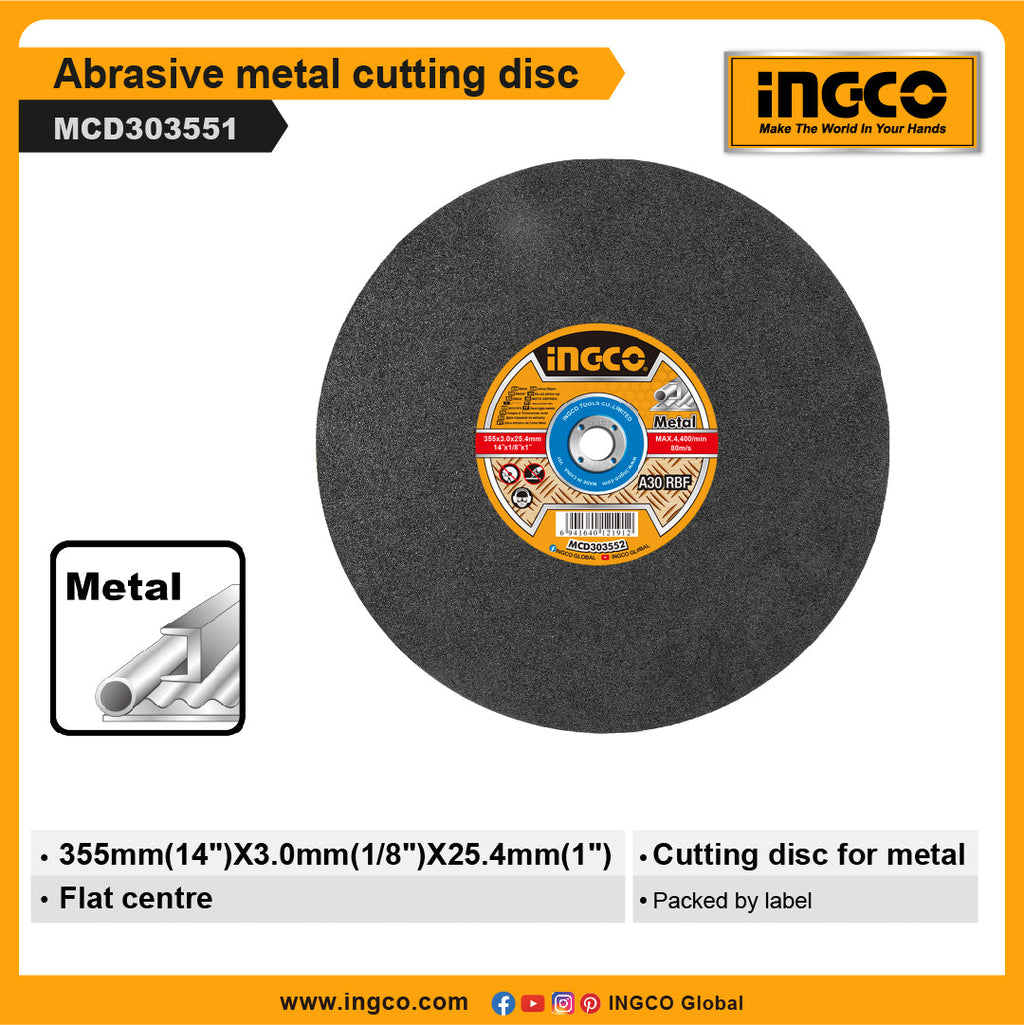 INGCO CUTTING DISC ABRASIVE METAL