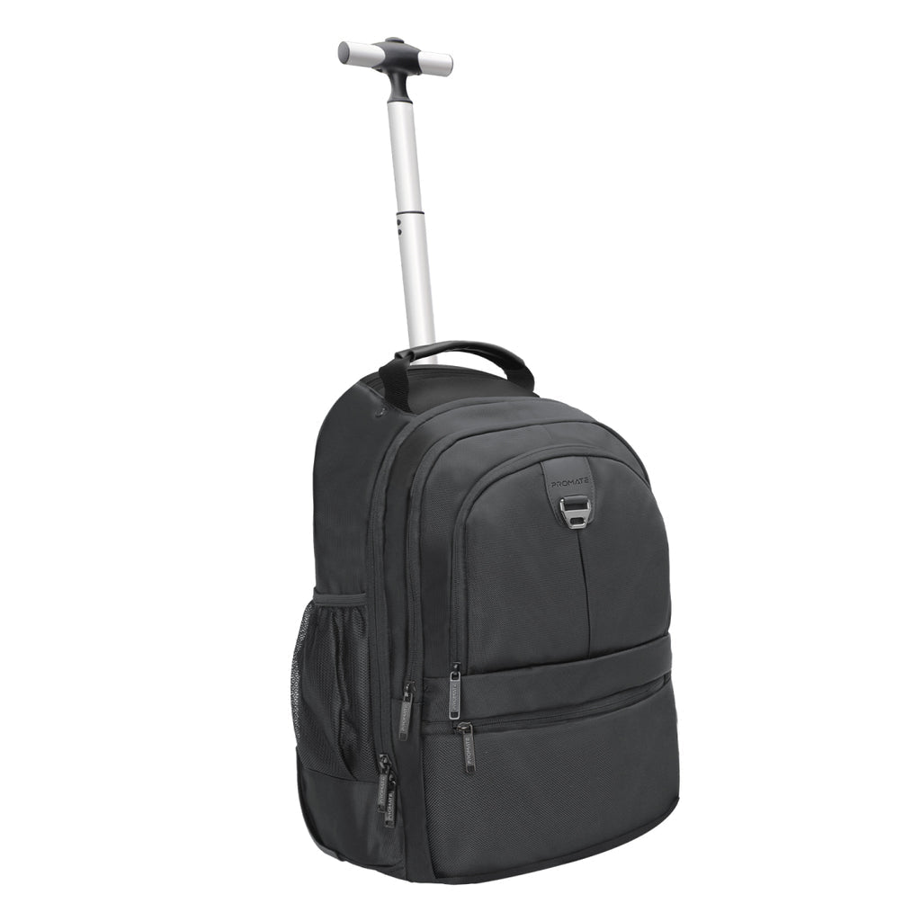 Promate COMPACT-TR Large Capacity Trolley Bag with Multiple Compartments for 15.6” Laptops PRO-BG-COMPACT-TR