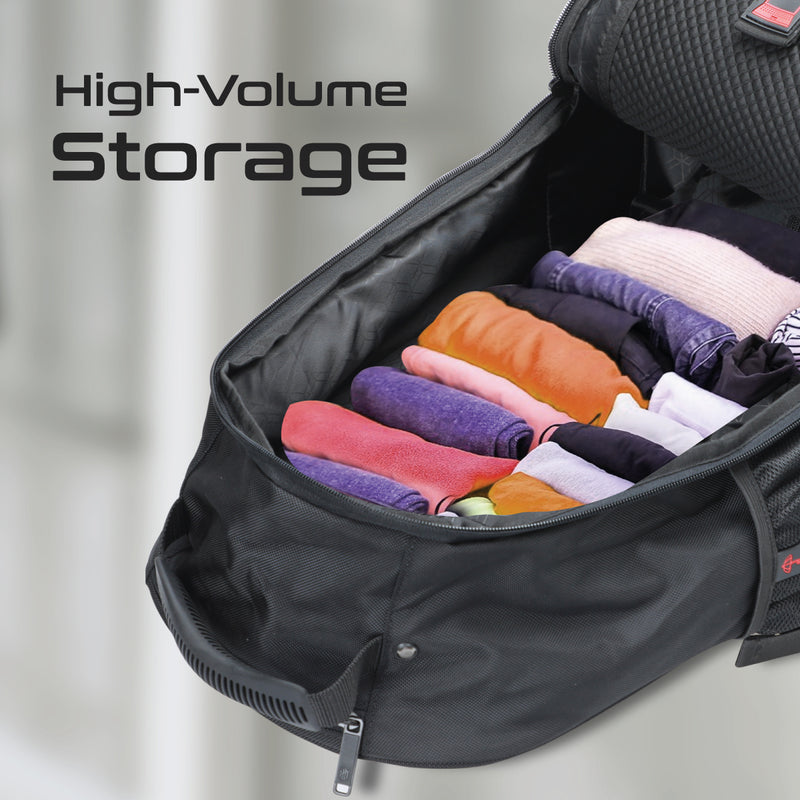 Promate COMPACT-TR Large Capacity Trolley Bag with Multiple Compartments for 15.6” Laptops PRO-BG-COMPACT-TR