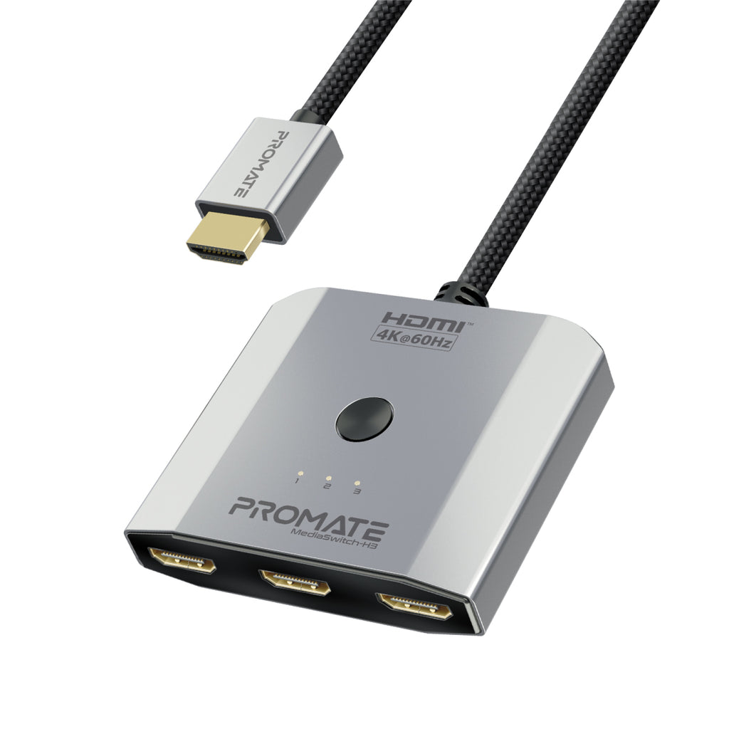 Promate MediaSwitch-H3 PRO-CABLE-MEDIASWITCH-H3
