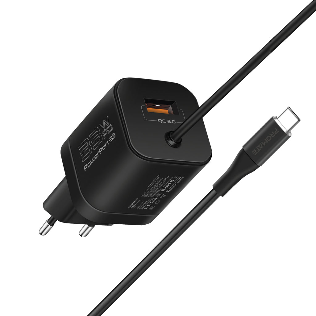 Promate POWERPORT-PDQC3.UK-BK PRO-GFT-POWERPORT-PDQC3.UK-BK