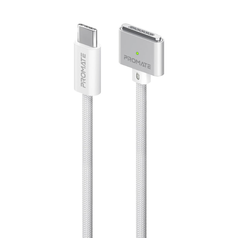 Promate High Tensile Strength 140W USB-C to MagSafe 3 Charging Cable for MacBook (MAGCORD-140PD) PRO-CABLE-MAGCORD-140PD