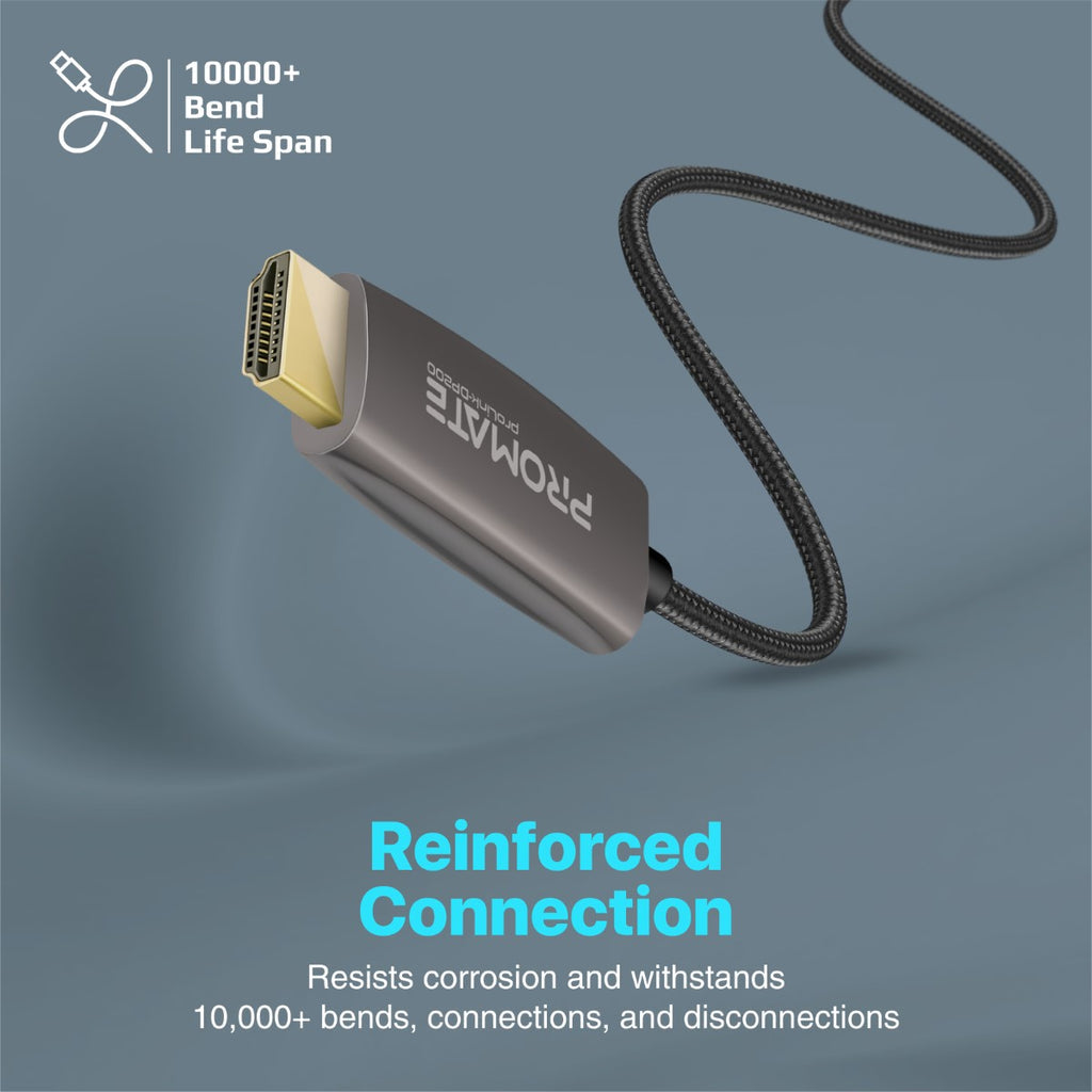 Promate 4K@60Hz High-Definition DisplayPort to HDMI Cable (ProLink-DP200) PRO-CABLE-ProLink-DP200