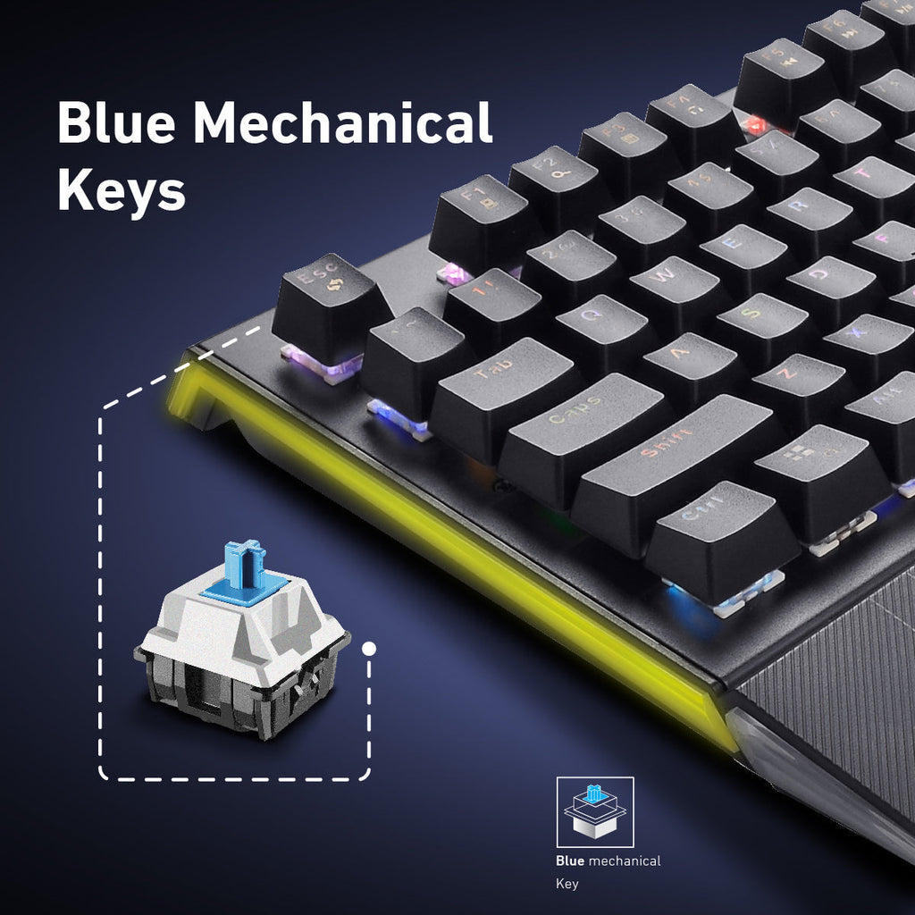 Vertux Pro-Gamer Mechanical Wired Gaming Keyboard (TOUCAN.EN) PRO-KB-TOUCAN.EN