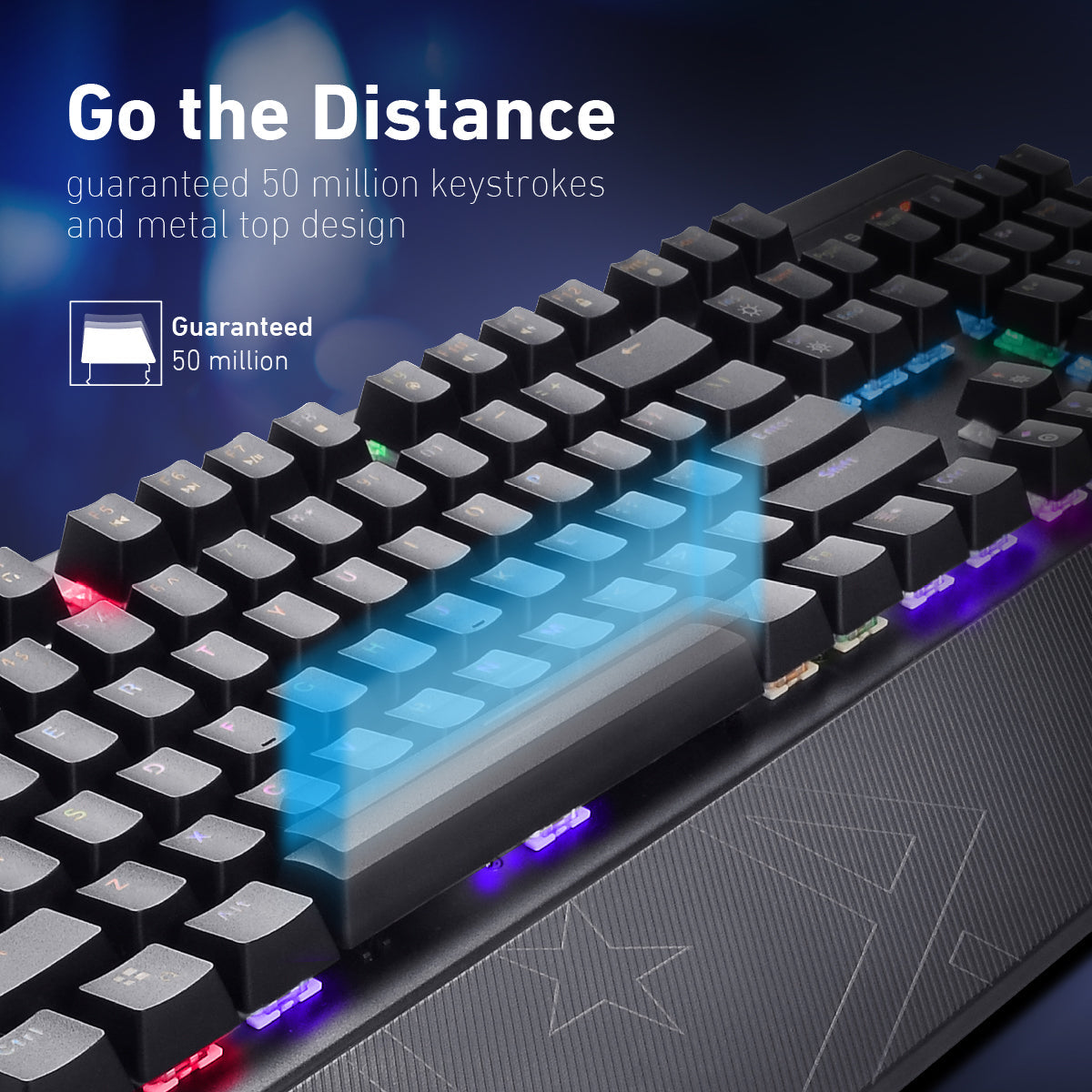 Vertux Pro-Gamer Mechanical Wired Gaming Keyboard (TOUCAN.EN) PRO-KB-TOUCAN.EN