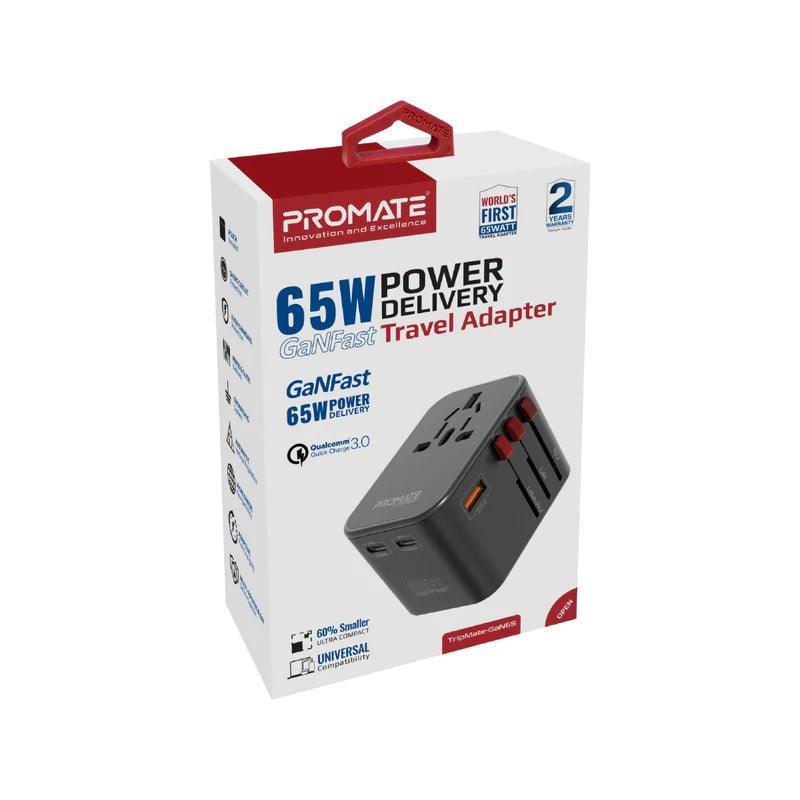 Promate Tripmate-GAN65 PRO-CH-TRIPMATE-GAN65