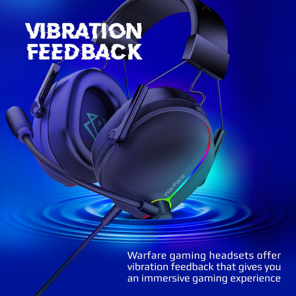 Vertux 7.1 Surround Sound Wired Gaming Headset WARFARE VER-HS-WARFARE
