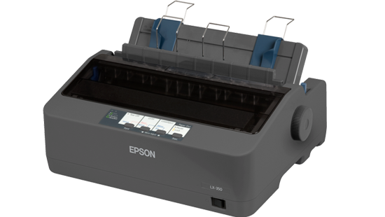 EPSON LX-350 DOT MATRIX PRINTER, 9-PINS, 80 COLUMN