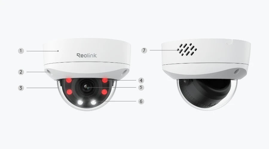 Reolink P437 8MP 4K Outdoor Camera, IK10 Vandal-Proof, PoE, 5X Optical Zoom, Color Night Vision