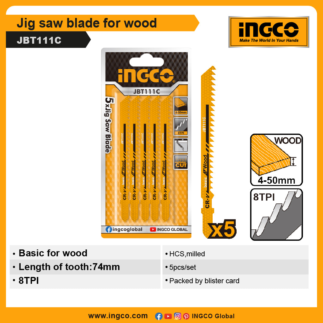 INGCO JIG SAW BLADE WOOD