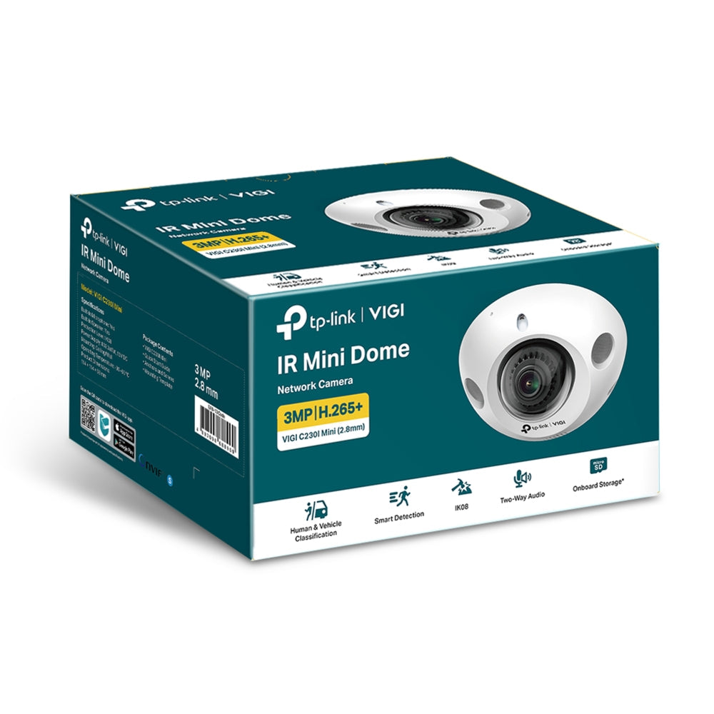 TP-Link 3MP Mini Dome Network Camera VIGI C230I Mini(2.8mm)(UN)