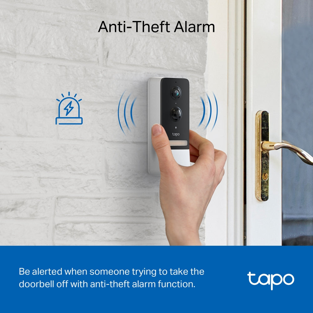 TP-Link Tapo Smart Battery Video Doorbell (D230S1)
