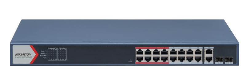 Hikvision Smart Managed 16 Port 10/100M PoE DS-3E1318P-EI/M DS-3E1318P-EI/M
