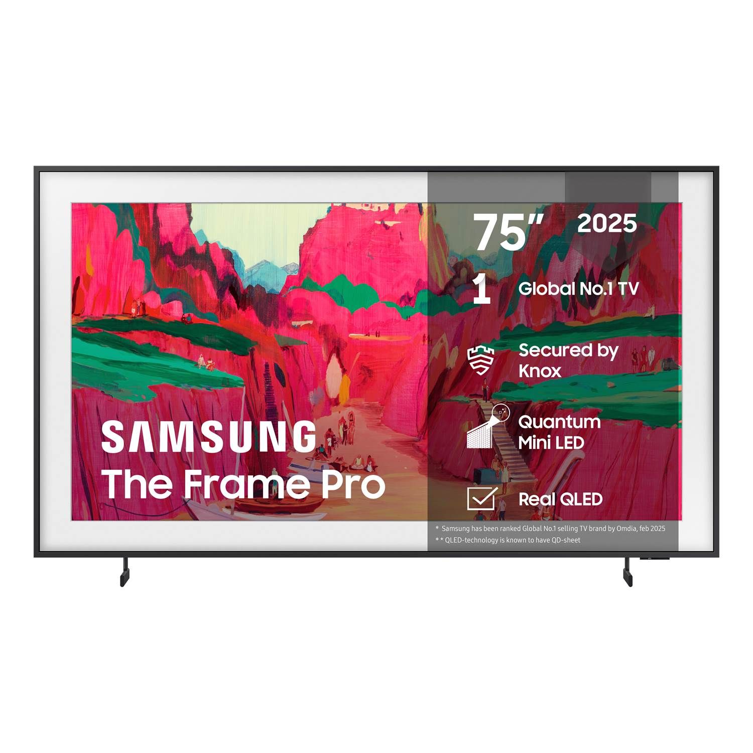 SAMSUNG TELEVISION 75" 4K QLED THE FRAME PRO