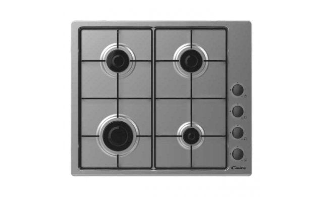 Candy 60cm Gas Hob - Stainless Steel CHG6BRX-LPG