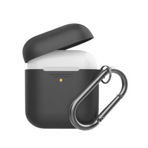 Promate Case for AirPods (SILICASE.BLACK) PRO-AP-SILICASE.BLACK