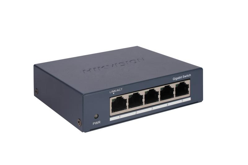 Hikvision 8 Port Gigabyte RJ45 Steel Case DS-3E0508-0 DS-3E0508-0
