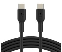 BELKIN BRAIDED USBC-C 2.0 100W CABLE 2M, BLACK CAB014BT2MBK