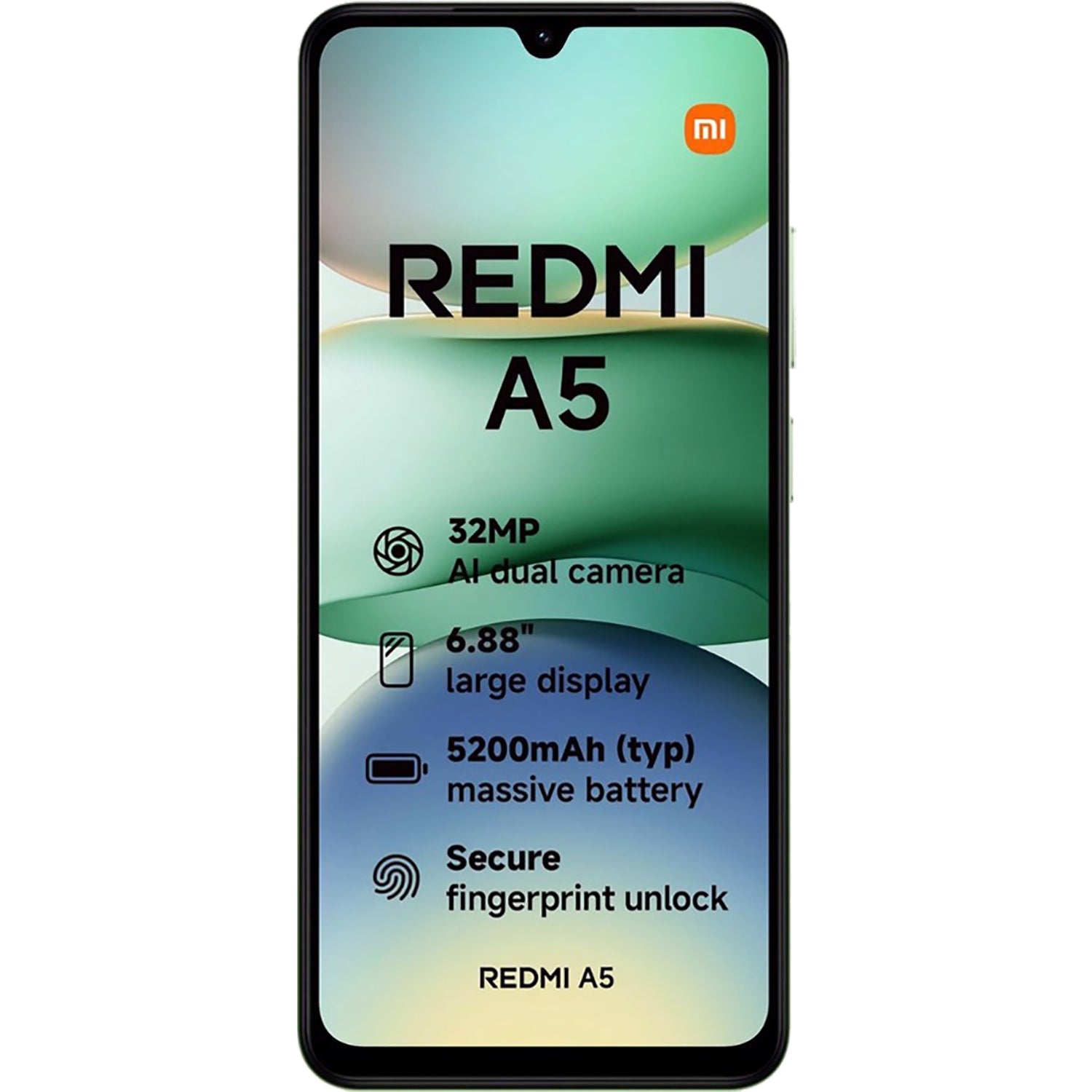 XIAOMI REDMI A5 4GB 128GB Lake Green REDMI A5 GREEN