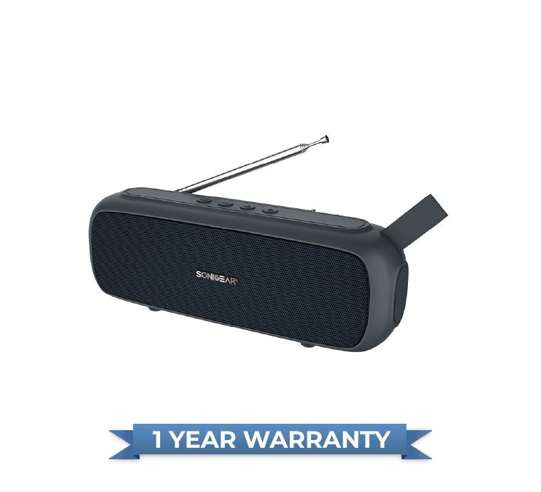 SonicGear P8000 Super Portable Bluetooth Speaker - 20W - Graphite P8000SG