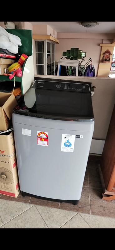 SAMSUNG WASHING MACHINE TOP LOADING 11KG GRAY