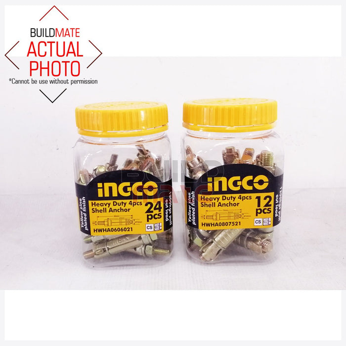 INGCO SHELL ANCHOR HEAVY DUTY  4 PCS
