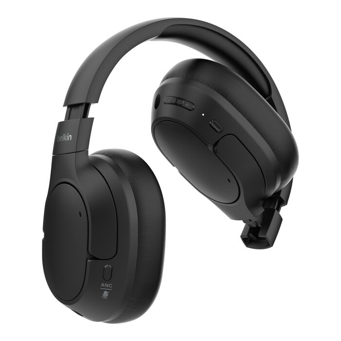 BELKIN SOUNDFORM ISOLATE NOISE CANCELLING HEADPHONES, BLACK AUD008HQBK