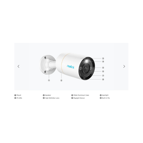 Reolink P340 Intelligent 12MP PoE Camera with Powerful Spotlight