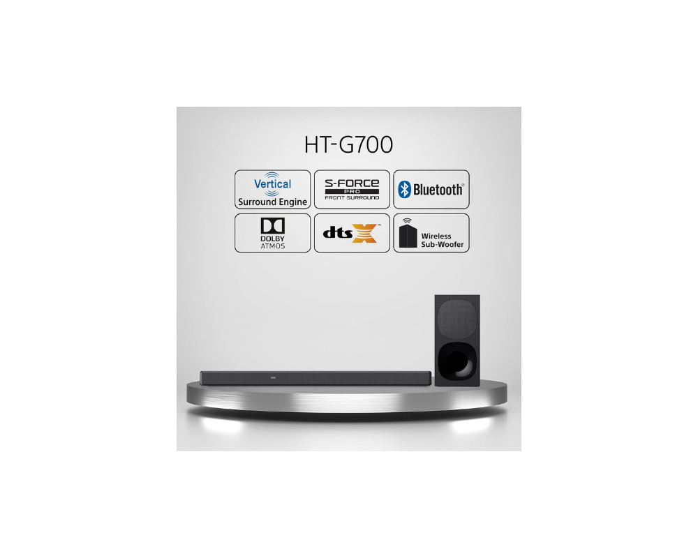 Sony HT-G700: 3.1CH Dolby Atmos/DTS:X Soundbar with Bluetooth Technology